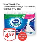 Wisch & Weg im Angebot bei GLOBUS in Saarbrücken Wisch & Weg Angebote von Zewa bei GLOBUS Saarbrücken für 4,59 €