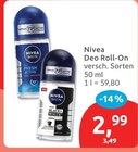 Deo Roll-On im Angebot bei budni in Berlin Deo Roll-On Angebote von Nivea bei budni Berlin für 2,99 €
