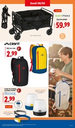 Prix et réduction Sac À Dos dans le prospectus Lidl en cours Offre Sac À Dos dans le catalogue Lidl du moment à la page 35