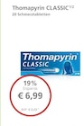 Thomapyrin CLASSIC 1/2 bei LINDA im Homberg Prospekt für 6,99 €