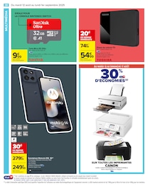 Offre Carte SD dans le catalogue Carrefour du moment à la page 40