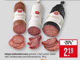 Westfälische Salami Angebote von Westfälische Salami bei Marktkauf Ravensburg für 2,19 €