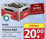 Astra oder Holsten Edel Angebot in Glinde Astra oder Holsten Edel im aktuellen Prospekt bei famila Nordost in Glinde