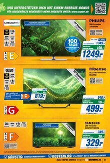 Fernseher im expert Prospekt "Top Angebote" mit 25 Seiten (Minden)