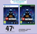 LEGO BATMAN : L'HÉRITAGE DU CHEVALIER NOIR - WARNER GAMES en promo à 47,00 € chez E.Leclerc LEGO BATMAN : L'HÉRITAGE DU CHEVALIER NOIR - WARNER GAMES dans le catalogue E.Leclerc