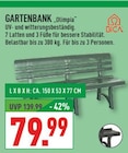 Gartenbank "Olimpia" Angebote von BICA bei Marktkauf Wesel für 79,99 €