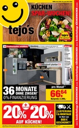 tejo's SB Lagerkauf Prospekt für Göhl mit 4 Seiten tejo's SB Lagerkauf Prospekt für Göhl: KÜCHEN SPAR-WOCHEN!, 4 Seiten, 20.06.2022 - 09.07.2022
