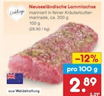 Aktuelles Neuseeländische Lammlachse Angebot bei Netto Marken-Discount in Krefeld ab 2,89 €