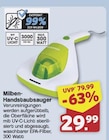 Milben-Handstaubsauger für 29,99 € bei famila Nordwest im Angebot Milben-Handstaubsauger im aktuellen famila Nordwest Prospekt