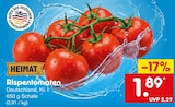 Rispentomaten im Angebot bei Netto Marken-Discount in Mettmann Rispentomaten Angebote von HEIMAT bei Netto Marken-Discount Mettmann für 1,89 €