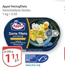 Zarte Filets vom Hering Angebote von Appel bei GLOBUS Gießen für 1,11 €