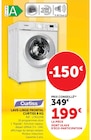 Lave-linge frontal 8 kg - CURTISS en promo chez Super U Martigues à 199,00 €