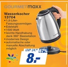 GOURMETmaxx Wasserkocher Angebote bei famila Nordost Falkensee für 8,00 €