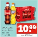 Aktuelles Coca Cola Angebot bei Getränke Oase in Marl ab 10,99 €