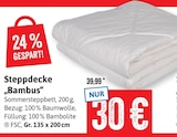 Steppdecke „Bambus“ im Angebot bei Kaufhaus Stolz in Cuxhaven Steppdecke „Bambus“ Angebote bei Kaufhaus Stolz Cuxhaven für 30,00 €