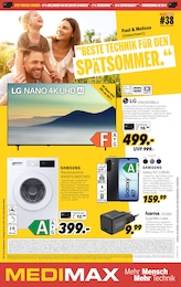 MEDIMAX Prospekt "BESTE TECHNIK FÜR DEN SPÄTSOMMER.", 8 Seiten, 11.09.2026 - 18.09.2026 MEDIMAX Prospekt "BESTE TECHNIK FÜR DEN SPÄTSOMMER.", 8 Seiten, 11.09.2026 - 18.09.2026