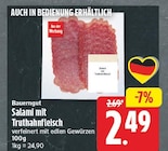 Salami mit Truthahnfleisch von Bauergut im aktuellen EDEKA Prospekt
