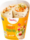 Wrap Poulet Crudités Sauce César - NETTO en promo chez Netto Wrap Poulet Crudités Sauce César - NETTO dans le catalogue Netto