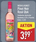 Pinot Noir Rosé QbA im ALDI Nord Prospekt Pinot Noir Rosé QbA von WEIN & KUNST im aktuellen ALDI Nord Prospekt für 3,99 €