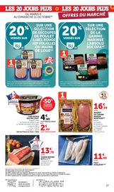 Promos Magret De Canard dans le catalogue "LES 20 JOURS PLUS" de U Express Magret De Canard en promo dans le catalogue U Express à la page 27