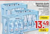 Mineralwasser von Rheinfels Quelle für 13,49 € bei Trinkgut im Angebot Mineralwasser von Rheinfels Quelle im aktuellen Trinkgut Prospekt
