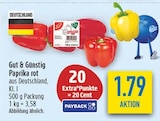 Paprika rot im Angebot bei diska in Erfurt Paprika rot Angebote von Gut & Günstig bei diska Erfurt für 1,79 €