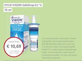 HYLO-VISION SafeDrop 0,1 % bei LINDA Partnerapotheke im Prospekt "" für 10,69 €