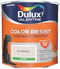 Peinture(d) couleur Color Resist lin naturel satin - Dulux Valentine dans le catalogue Castorama