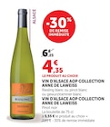 Promo Vin d'Alsace AOP Collection à 4,35 € dans le catalogue Super U à Écouen