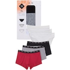 SUR TOUS LES LOTS DE 3 BAS UNIS EN COTON SUR LE SOUS-VÊTEMENT FEMME, HOMME ET ENFANT - TEX en promo chez Carrefour Colombes