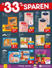 Wurst im Netto Marken-Discount Prospekt "Aktuelle Angebote" mit 61 Seiten (Karlsruhe)