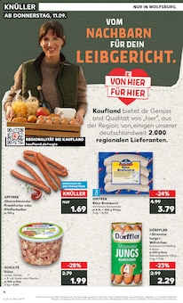Bratwurst im aktuellen Kaufland Prospekt (Wolfsburg) Bratwurst im Kaufland Prospekt "EXTRA-ANGEBOTE" mit 8 Seiten (Wolfsburg)