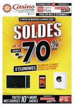 Catalogue Casino Supermarchés "SOLDES jusqu'à -70% d'économies", 48 pages, à Montesson, 06/01/2020 - 19/01/2020 Prospectus Casino Supermarchés "SOLDES jusqu'à -70% d'économies", 48 pages, à Montesson, 06/01/2020 - 19/01/2020
