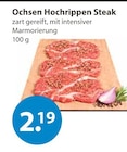 Ochsen Hochrippen Steak von  im aktuellen V-Markt Prospekt für 2,19 €