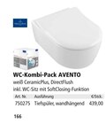 WC-Kombi-Pack AVENTO von villeroy&boch im aktuellen Holz Possling Prospekt