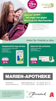 Aktueller mea - meine apotheke Prospekt "Unsere März-Angebote" für Walldürn Aktueller mea - meine apotheke Prospekt für Walldürn mit Seiten