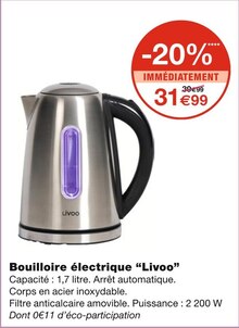 Bouilloire Tefal Equinox BI520810 2200 W Noir - Achat & prix