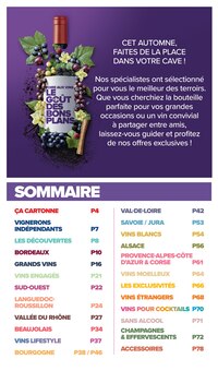 Catalogue de la semaine "FOIRE AUX VINS" avec 2 pages, valide du 21/09/2026 au 05/10/2026 pour Rethel et alentours Prospectus de la semaine "FOIRE AUX VINS" avec 2 pages, valide du 21/09/2026 au 05/10/2026 pour Rethel et alentours