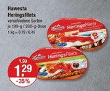 Heringsfilets Tomaten-Creme im V-Markt Prospekt Heringsfilets Tomaten-Creme von Hawesta im aktuellen V-Markt Prospekt für 1,29 €