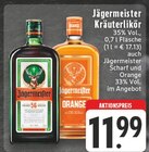 Jägermeister Kräuterlikör im Angebot bei E center in Solingen Jägermeister Kräuterlikör Angebote von Jägermeister bei E center Solingen für 11,99 €