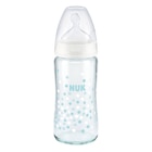 Biberon verre 240 ml 0 à 6 mois - NUK en promo chez Carrefour Bagnolet à 5,98 €