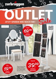 Zurbrüggen Prospekt: "OUTLET SALE", 2 Seiten, 22.02.2025 - 16.03.2025