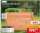 Hochbeet FSC Lärche von Westmann im aktuellen Netto Marken-Discount Prospekt für 119,99 €