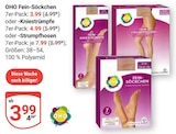 Fein-Söckchen Angebote von OHO bei GLOBUS Neuwied für 3,99 €