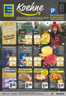 EDEKA Prospekt der Woche "Aktuelle Angebote" Seite 1, 11.12.2023 bis 16.12.2023 für Marl Aktueller EDEKA Prospekt "Aktuelle Angebote" Seite 1 von 28 Seiten für Marl
