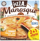 Pizzas 3 fromages surgelées - LA PIZZA DE MANOSQUE en promo chez Intermarché Hyères à 9,99 €