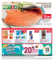 Catalogue Supermarchés Match, 29/09/2026 - 11/10/2026, C'EST TOUS LES JOURS LE MARCHÉ, 26 pages Prospectus Supermarchés Match en cours, "C'EST TOUS LES JOURS LE MARCHÉ", 26 pages