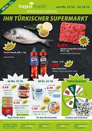 Hepsi Markt Prospekt für Essen mit 12 Seiten Hepsi Markt Prospekt für Essen: "IHR TÜRKISCHER SUPERMARKT", 12 Seiten, 19.10.2026 - 24.10.2026