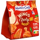 Wings Party - MAÎTRE COQ en promo à 4,50 € chez Carrefour Market Wings Party - MAÎTRE COQ dans le catalogue Carrefour Market