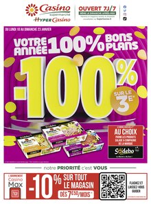 Casino Supermarchés Catalogue "Votre année 100% bons plans", 32 pages, Le Pave de Pontault,  10/01/2022 - 23/01/2022
